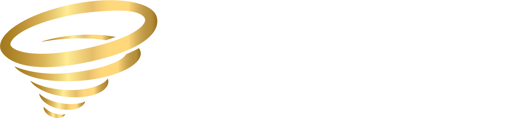 EPiK white logo with Gold Tornado to the left